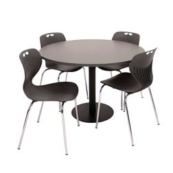 Kantine-/mødesæt Van Doren m. 4 stole