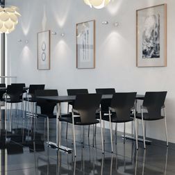 Kantinebord XO Line 90x200, antracit
