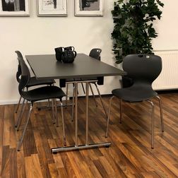 Klapbord Stabelfix Lux med 4 Oporto Mata stole