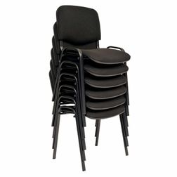 Stabelstol Comfort Basic, sort stel