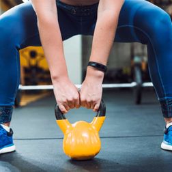 Kettlebell TITAN LIFE 16kg, orange