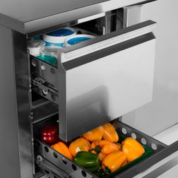 Kølebord Tefcold CK7220, rustfri stål