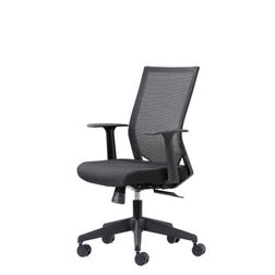 Kontorstol W 101, sort