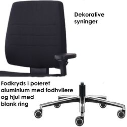 Kontorstol Canadian Ergo XC mellemhøj
