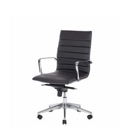 Kontorstol Prestige mellem ryg, sort