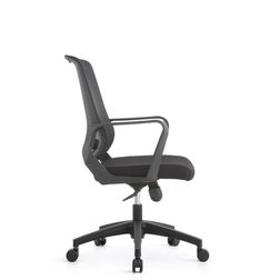 Siena kontorstole sort. 10 stk.