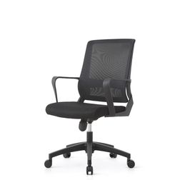 Siena kontorstole sort. 10 stk.