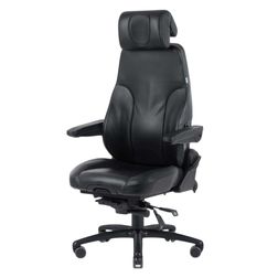 24 timers kontorstol Be-Ge 300, læder