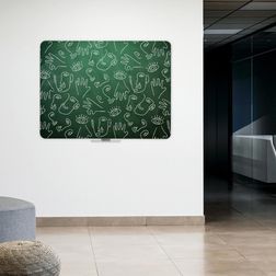 Rammeløs kridttavle 45x57 cm, grøn