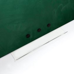 Rammeløs kridttavle 87x117 cm, grøn