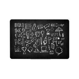 Rammeløs kridttavle 45x57 cm, sort