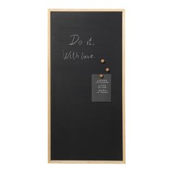 Magnetisk kridttavle Naga 50x100 cm, sort