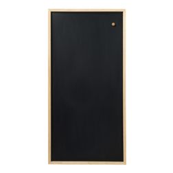 Magnetisk kridttavle Naga 50x100 cm, sort