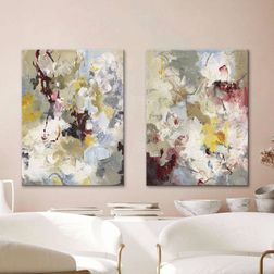 Malerier Free play, sæt af 2 stk. 60x80 cm