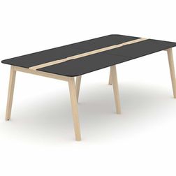 Mødebord Organic m. kabelbakke 120x240