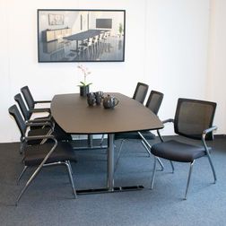 Mødesæt XO Line + 6 Sintec stole