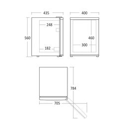 Minibar Scandomestic MB 34 BE