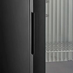 Minibar Tefcold TM44G-1 35-liter, sort med glasdør