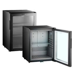 Minibar Tefcold TM44G-1 35-liter, sort med glasdør