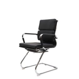 Stol sort kunstlæder CC 10 90A