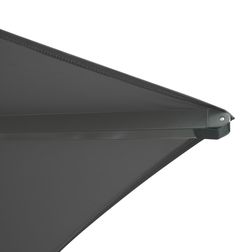 Stor parasol Mozzo 4x4 m, grå