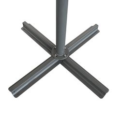 Stor parasol Mozzo 4x4 m, grå