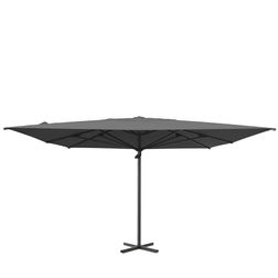 Stor parasol Mozzo 4x4 m, grå