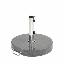 Parasolfod granit Ø50 cm, grå