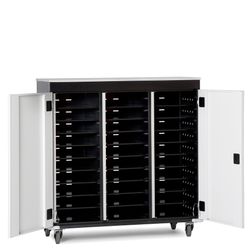 PC-vogn 30 rum med opladning, sort/grå