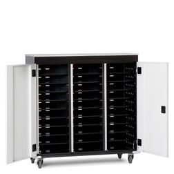 PC-vogn 30 rum med opladning, sort/grå
