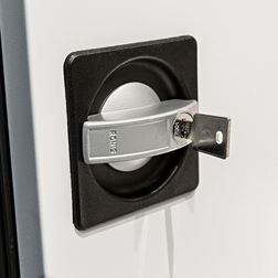 PC-vogn 10 rum med opladning, sort/grå