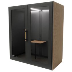 Dobbeltboks PhoneAlone, egetræslameller