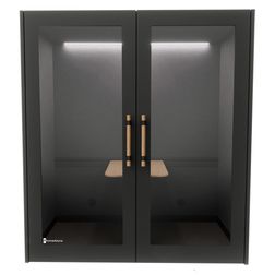 Mødeboks PhoneAlone, egetræslameller