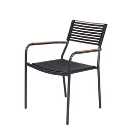 Udendørs stabelstole 4 stk. Piazza Rialto