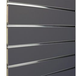 Rillepanel 4 stk. 120x120 h cm, antracit