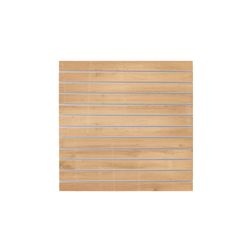 Rillepanel 120x120 cm Basic+, rustik eg