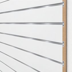 Rillepanel 120x120 cm Basic+ , hvid