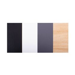 Rillepanel 120x120 cm Basic+, rustik eg