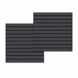 Rillepanel Basic+ 120x120, antracit,2pak