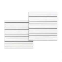 Rillepanel Basic+ 120x120, Hvid, 2pak