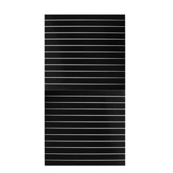 Rillepanel 120x120 cm, sort