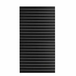 Rillepanel 120x240hcm, Basic+ i  sort, 2 delt 