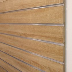 Rillepanel 120x120 cm Basic+, rustik eg