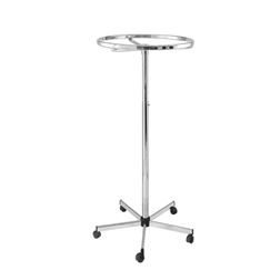 Rundt tøjstativ Ø78 cm, blank