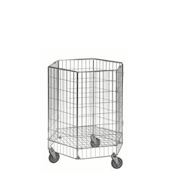 Salgsvogn i net, elforzinket inkl. Hjul