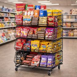 Stabelsælger FlexBasket 75 cm, antracit