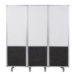 Foldeskærm PZ Flex 180x180 cm m. whiteboard