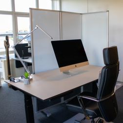 Foldeskærm PZ Flex 180x180 cm m. whiteboard