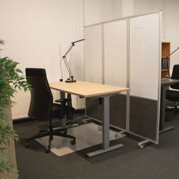 Foldeskærm PZ Flex 180x180 cm m. whiteboard