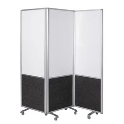 Foldeskærm PZ Flex 180x180 cm m. whiteboard